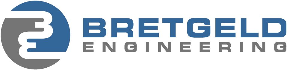 Bretgeld - Logo company isologo saying bretgeld engineering